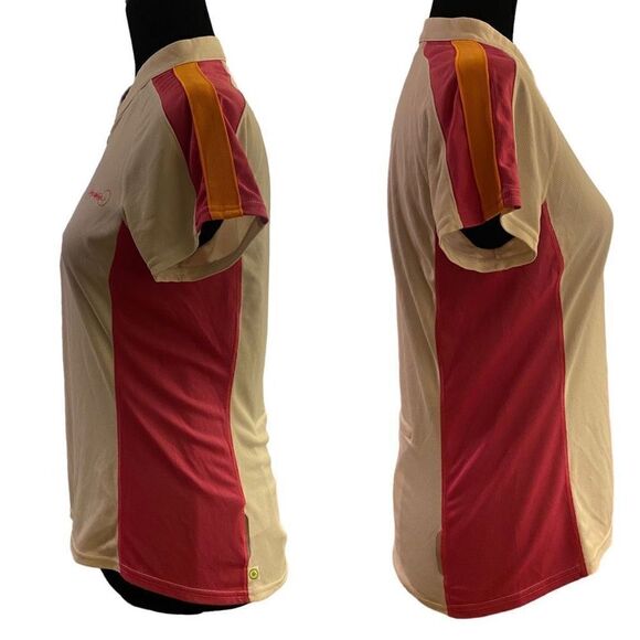 Cannondale Women's White,‎ Pink, and Orange Cycling Jersey Top Size Large - Picture 3 of 11